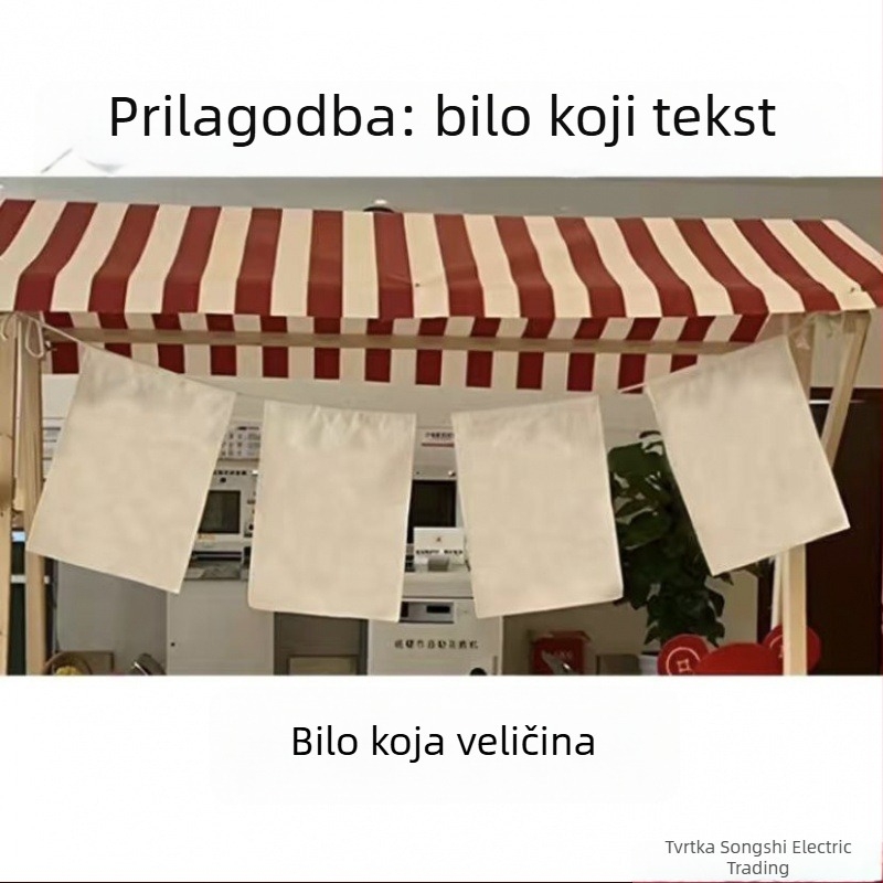 Štand goblen - ručno tkan laneni goblen, karikatura uzorak, Novi kineski stil
