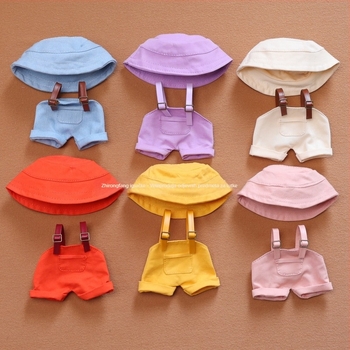 Set odjeće za plišanu lutku Labubu Cola od velvet pliša s PP vlaknom punjenja, prilagodljivo