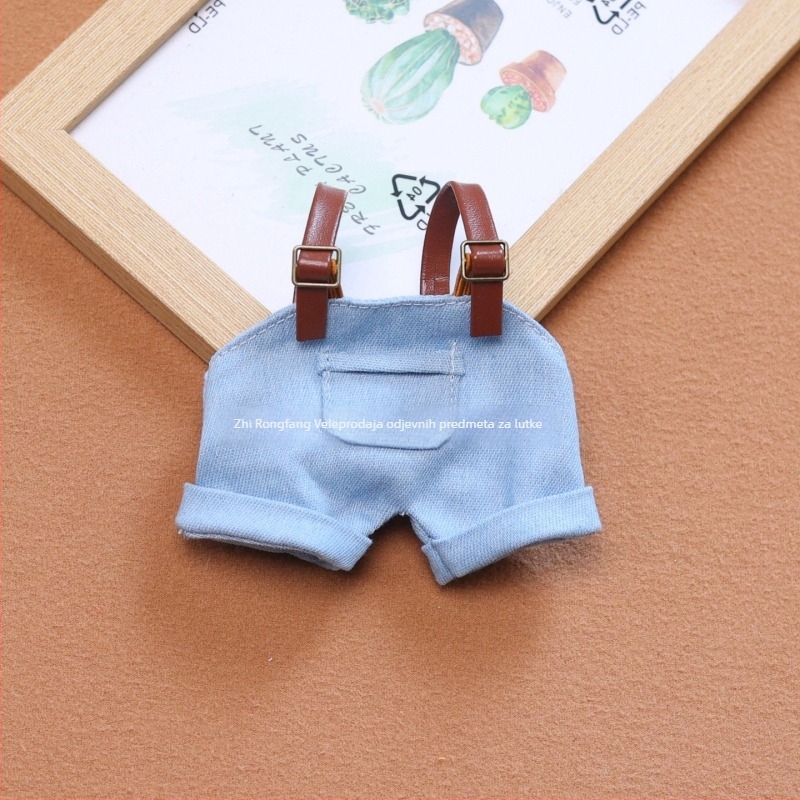 Set odjeće za plišanu lutku Labubu Cola od velvet pliša s PP vlaknom punjenja, prilagodljivo