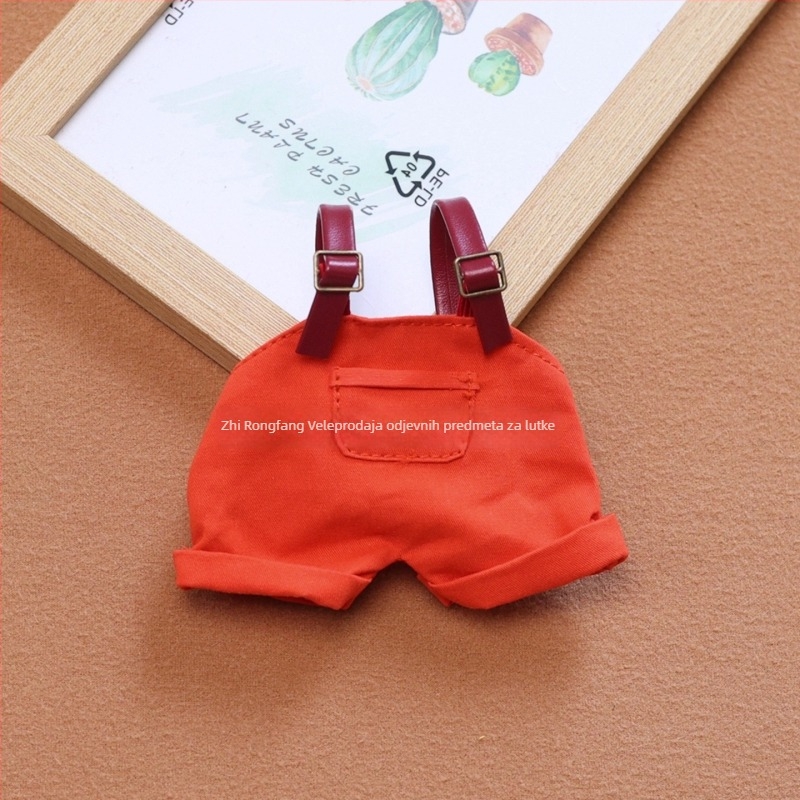 Set odjeće za plišanu lutku Labubu Cola od velvet pliša s PP vlaknom punjenja, prilagodljivo