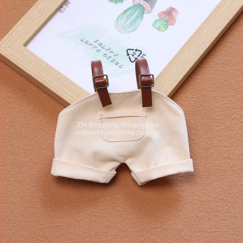 Set odjeće za plišanu lutku Labubu Cola od velvet pliša s PP vlaknom punjenja, prilagodljivo