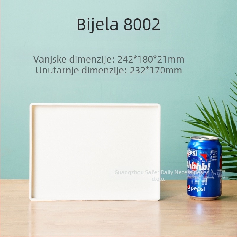 Sail komercijalni pladanj – plast, kvadratnog oblika, jednobojan uzorak, proces injekcijskog oblikovanja, suvremen stil