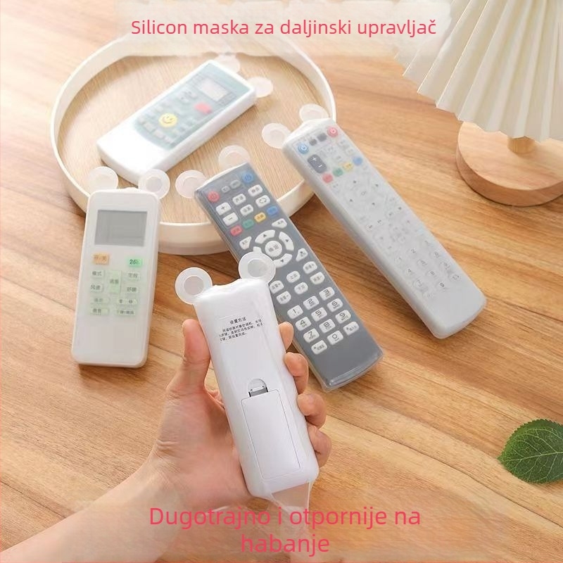 Poklopac za daljinski upravljač – sladak dizajn medvjeda, silikon, univerzalna prilagodba, jednostavan i moderan stil