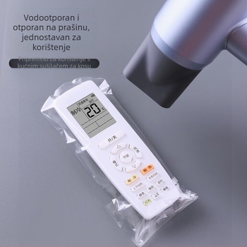 Zaštitni kućište daljinskog upravljača od termo-filma, univerzalno, prozorno, model Rsm2101050, plast