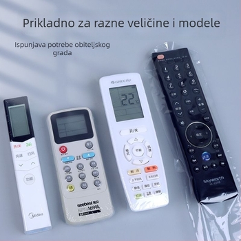 Zaštitni kućište daljinskog upravljača od termo-filma, univerzalno, prozorno, model Rsm2101050, plast