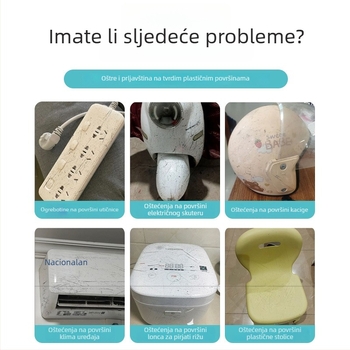 Višenamjenska pasta za čišćenje za električna vozila i motocikle; uklanja ogrebotine i obnavlja plastično kućište. Brend: Yixiang; Podrijetlo: Guangdong; Pakiranje: 50 kom.; Učinci: dubinska i sigurna dekontaminacija.