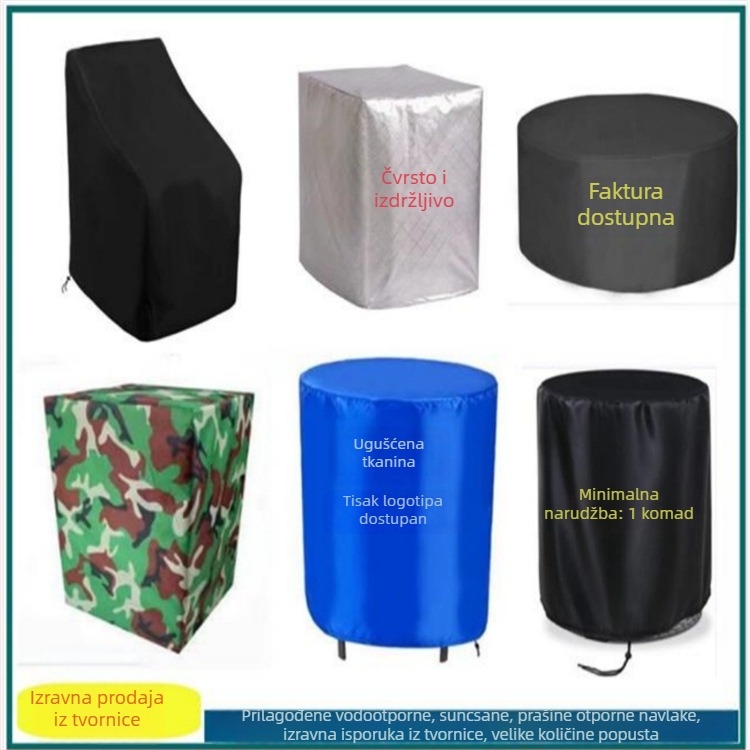 Poklopac za prašinu za stroj za proizvodnju eksera — vanjska upotreba, poliesterski materijal, vodootporan, UV zaštita