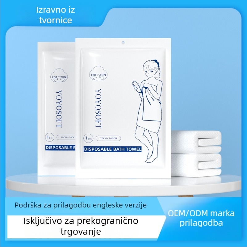 Jednokratni ručnici za kupanje, debeli, individualno pakirani, regenerirana celuloza, ravno tkanje, apsorpcija 5–10 s