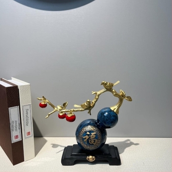 Dekorativna figura od smole, oblik kalabaša, moderni kineski stil, proces 16130103, brend Tianxi Porcelain Edge