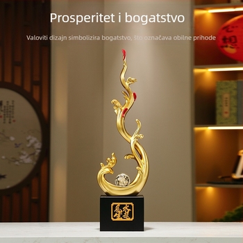 Dekorativna figurica za ulazni hodnik — smola, Novi kineski stil, marka Naland