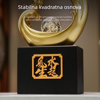 Dekorativna figurica za ulazni hodnik — smola, Novi kineski stil, marka Naland