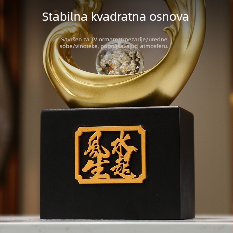 Dekorativna figurica za ulazni hodnik — smola, Novi kineski stil, marka Naland