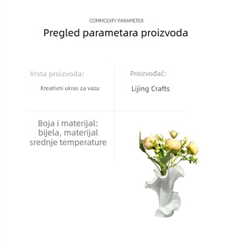 Keramička vaza za cvijeće, moderni minimalistički stil, marka Other