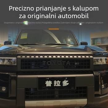 Wanjuan ABS naljepnica emblema prednje rešetke Toyota Prado LC250