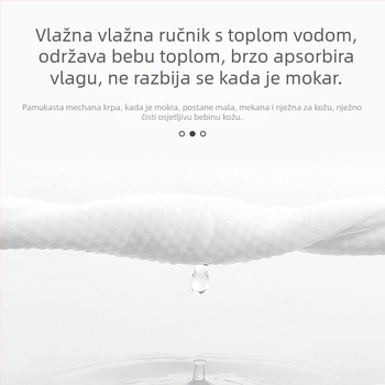 Jednokratne maramice za lice od neotkanog materijala, zgušćene, izvlačni dizajn, za mokro i suho čišćenje te uklanjanje šminke