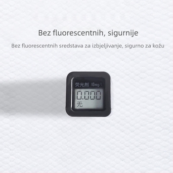 Jednokratne maramice za lice od neotkanog materijala, zgušćene, izvlačni dizajn, za mokro i suho čišćenje te uklanjanje šminke