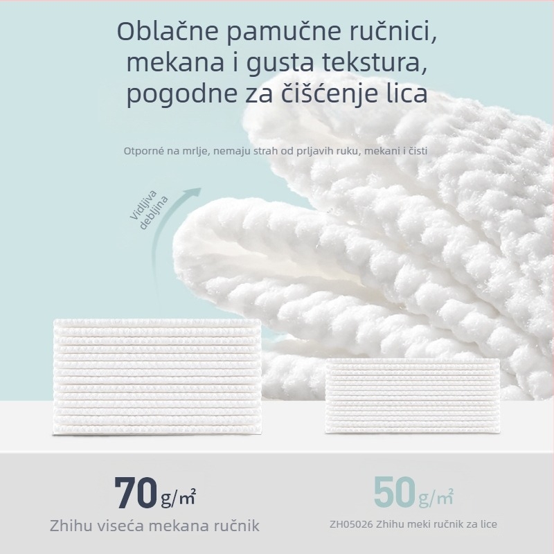 Jednokratne maramice za lice Plant Protection, 100 listova, 6 paketa; 70% viskoza + 30% poliester; tehnološki proces 8474372; GB15979 standard