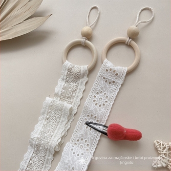 Dječji drveni organizator za kopče za kosu, viseća dekoracija (Autumn 2023)