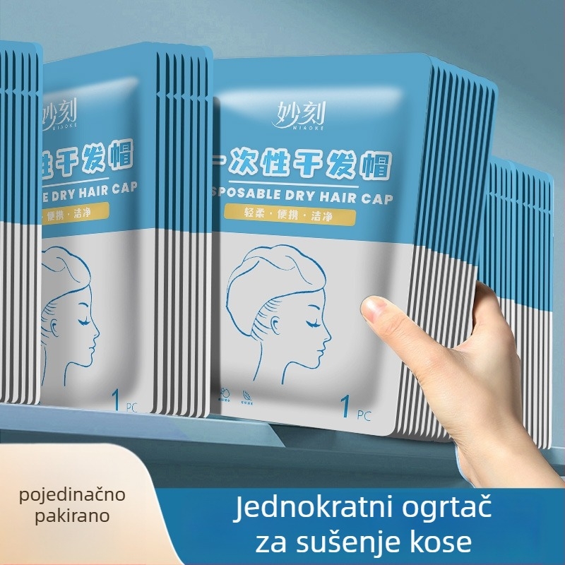 Miaomo Kapa za sušenje kose, vlakno od drveta, zaštita od prašine, univerzalna upotreba, prilagodljivo