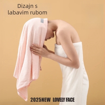 Kapa za sušenje kose, super upijajuća, brzo sušenje, u jednom komadu, ručnik za dugu kosu, Coral fleece, 150D, 170–199 g