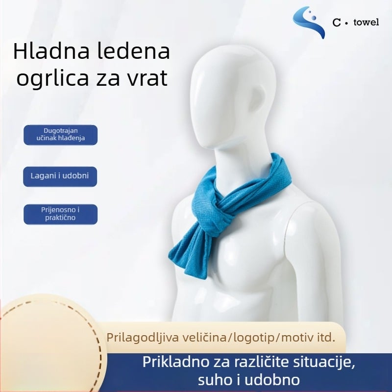 Sportski ručnik od mikrovlakana 160gsm, prilagodljiv s logom, šivenim rubom, za teretanu i jogu, upija znoj i brzo se suši.