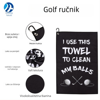 Golf ručnik od mikrovlakana, 400 g, miješano vlakno, brzo sušeći