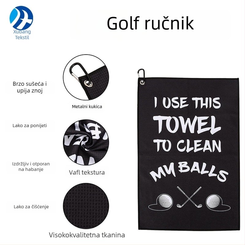 Golf ručnik od mikrovlakana, 400 g, miješano vlakno, brzo sušeći
