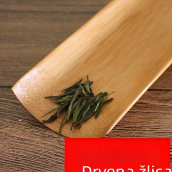 Bambus dodaci za čajnu ceremoniju, držač ručnika za čaj i držač čajnih listova, rekviziti za čajnu umjetnost (Bambus; lansiranje 2016; logotip otisnut; težina 200 g)