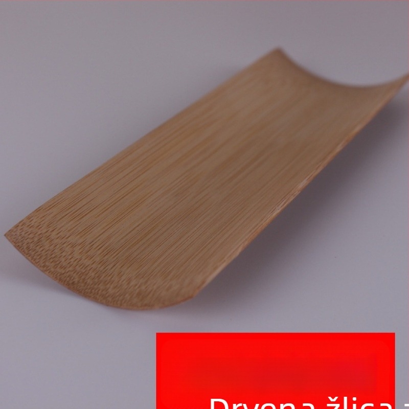 Bambus dodaci za čajnu ceremoniju, držač ručnika za čaj i držač čajnih listova, rekviziti za čajnu umjetnost (Bambus; lansiranje 2016; logotip otisnut; težina 200 g)