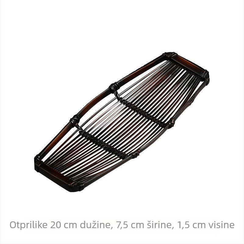 Lakirani držač za čajnu krpu od bambusa i posuda za grickalice – japanski stil, kineski stil, pribor za čajnu ceremoniju