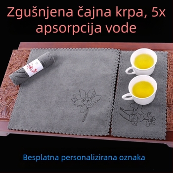 Čajna krpa, 80% poliesterska + 20% poliamidna vlakna, apsorpcija 26–30 s, brenda Feather of phoenix, šifra proizvoda 201904, gramatura 30