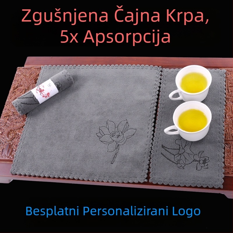 Čajna krpa, 3‑slojna debela, brza apsorpcija, 80% poliester / 20% poliamid, 30 g, apsorpcija 26–30 s