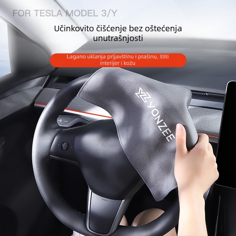 Krpa za pranje automobila, mekano fino vlakno, prilagodljiva