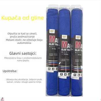 Krpa za pranje automobila s magičnim muljem — materijal: magični mulj + krpa, uklanja mrlje, prilagodljiva, marka Smooth and Clean, podrijetlo Guangzhou