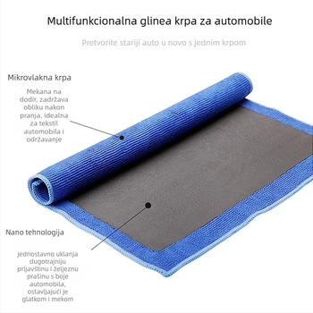 Krpa za pranje automobila s magičnim muljem — materijal: magični mulj + krpa, uklanja mrlje, prilagodljiva, marka Smooth and Clean, podrijetlo Guangzhou