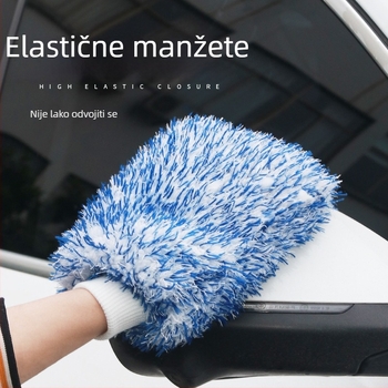 Zhongheng Rukavice za pranje automobila – Coral fleece, vlaknaste rukavice za pjenu i čišćenje