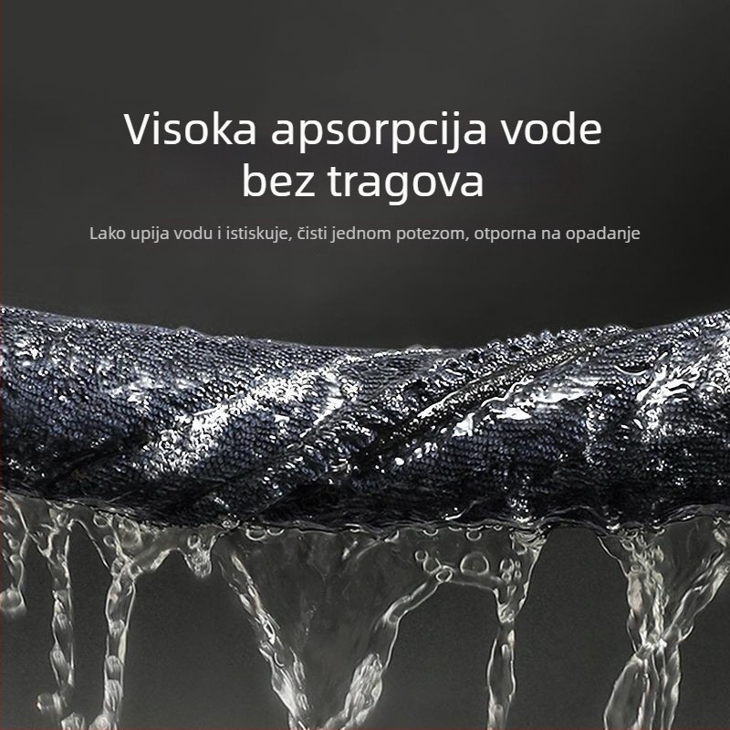 Pluche ručnik za auto od ultra finih vlakana – upija vodu, ne ostavlja dlačice, pojačan, šifra Y0056