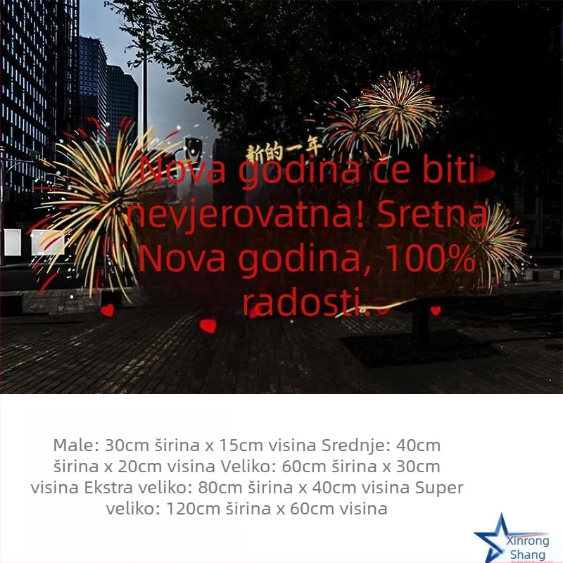 Samoljepljiva PET naljepnica za prozor, kineski stil, uzorak svadbenog festivala, za dnevni boravak, 1 kom