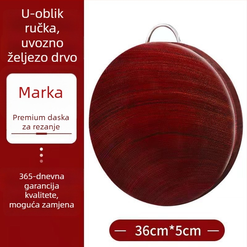 Drvena daska za rezanje, čvrsta, antibakterijska kuhinjska daska