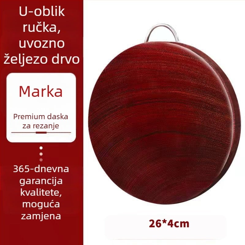 Drvena daska za rezanje, čvrsta, antibakterijska kuhinjska daska