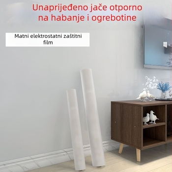 Naljepnica za zid – aluminijska folija, vatrootporna, za vanjsku upotrebu, jednobojni uzorak, jednostavan i moderan stil