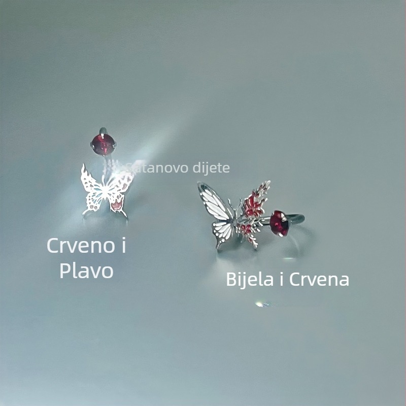 Usni prsten i usni štift, unutarnji navoj, titan čelik, ručna izrada