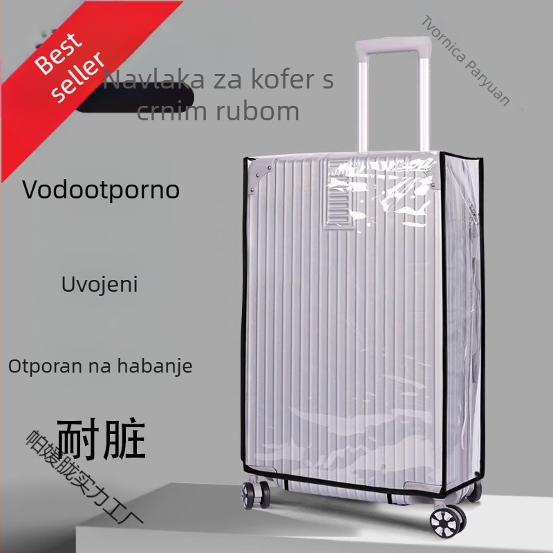 Navlaka za kofer – PVC materijal, gradski jednostavan stil, jednofarbni uzorak, vodootporan, otporan na habanje