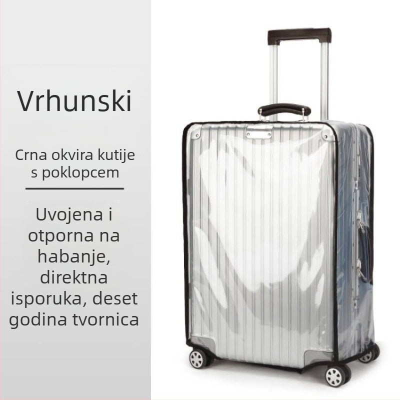 Navlaka za kofer – PVC materijal, gradski jednostavan stil, jednofarbni uzorak, vodootporan, otporan na habanje