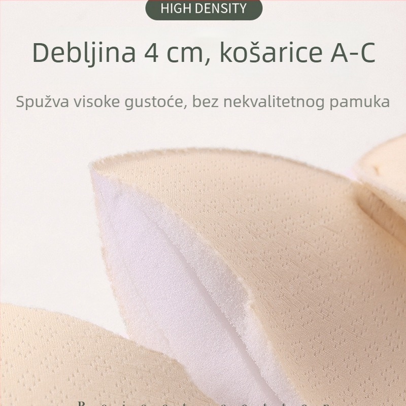 Podložak za grudnjak s debljinom 4 cm/2,5 cm, za male grudi, umetak od ultra debelog spužvastog materijala, vizualno veće grudi