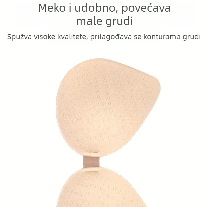 Podložak za grudnjak s debljinom 4 cm/2,5 cm, za male grudi, umetak od ultra debelog spužvastog materijala, vizualno veće grudi