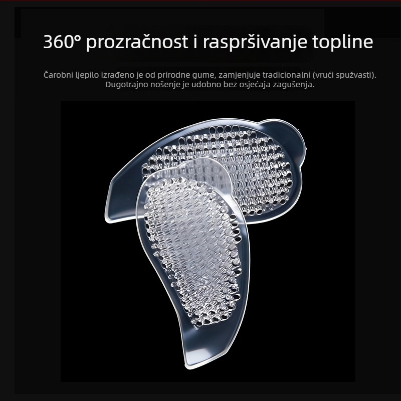 Silicijski grudni jastučić sa saćastom strukturom, prozračan, prozirni umetak za skupljanje