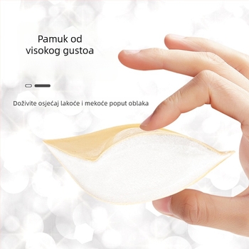 Silikon V-oblik plasti za grudi, dvostrano ljepilo, nevidljive, debela verzija