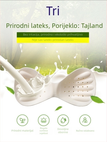 Grudnjak od tajlandskog lateksa, prozračan, tanak profil, Goddess Proportions