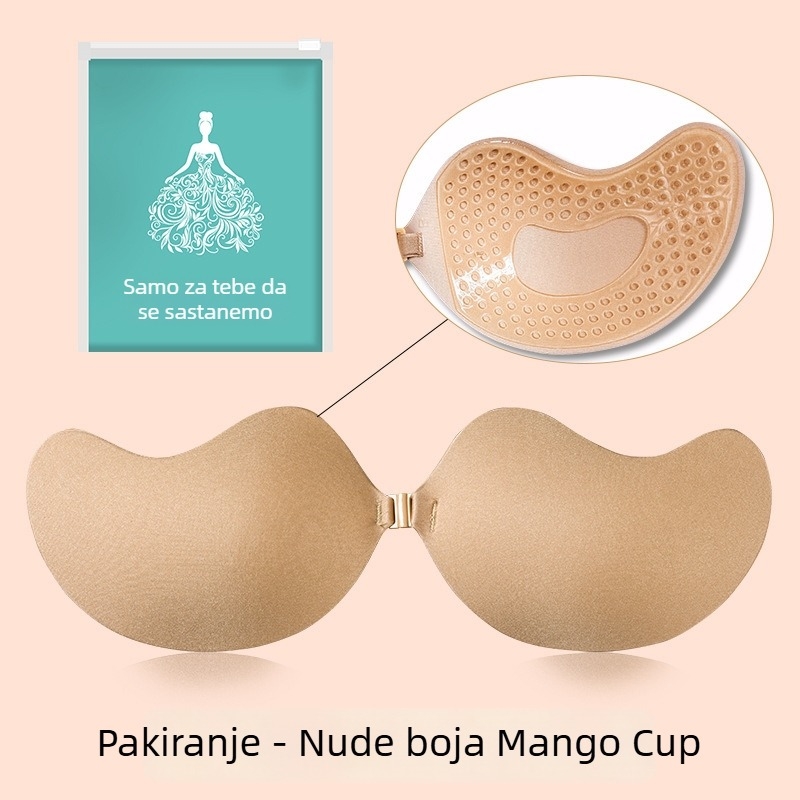 Mango Nevidljivi flaster za grudi (Materijal: spužva; Funkcije: skupljanje, bez vidljivih tragova, prozračan; Debljina: tanka; Oblik bradavice: mango oblik)